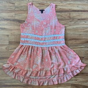 Sheer Floral Dress Size M